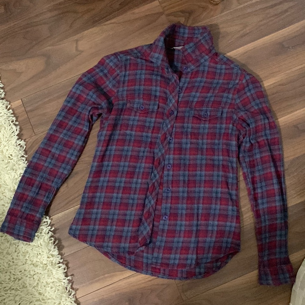 Plaid button up shirt